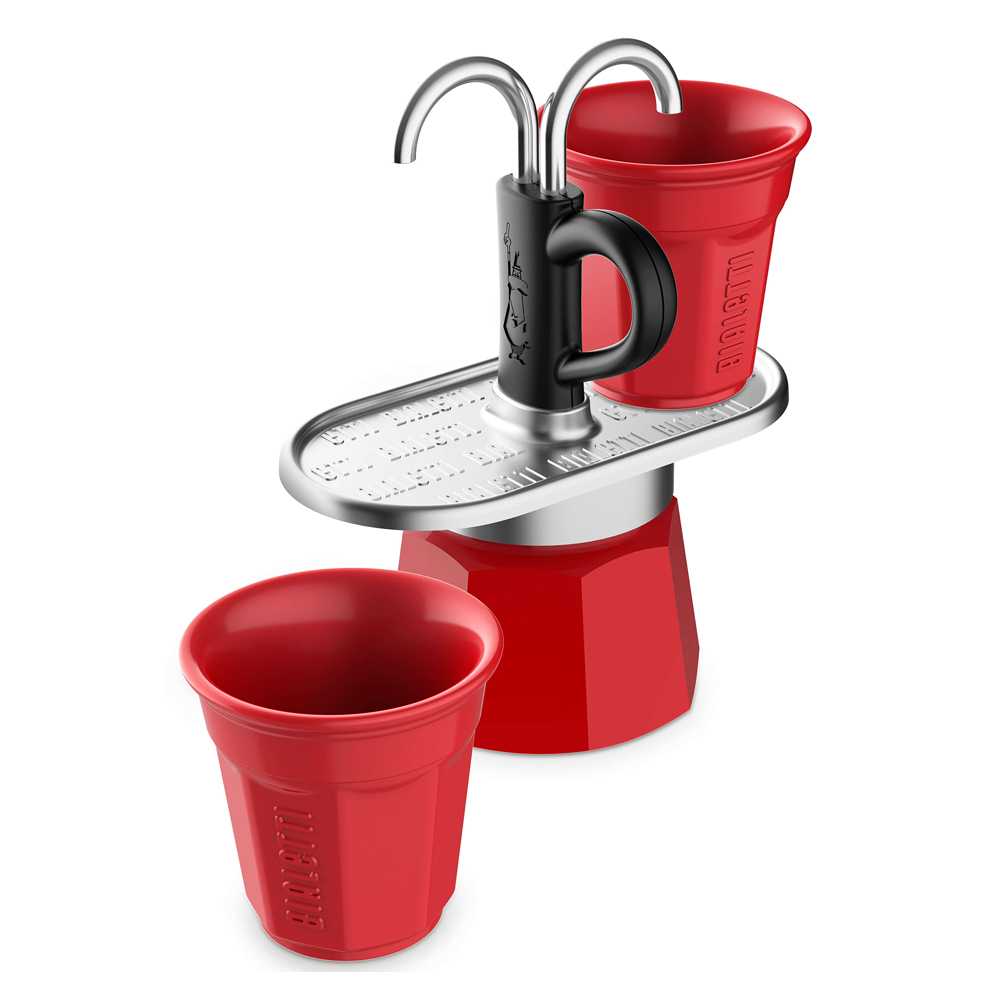 Bialetti Mini Express for 2 cups - Aluminium Red