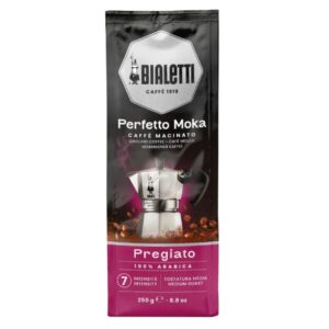 Bialetti Perfetto Moka Pregiato - Ground Coffee 250grams